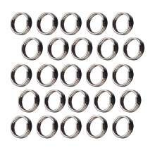 100 Pcs Metal O Shape Shaft Guard Fastener Rings For Craft Tail Securing