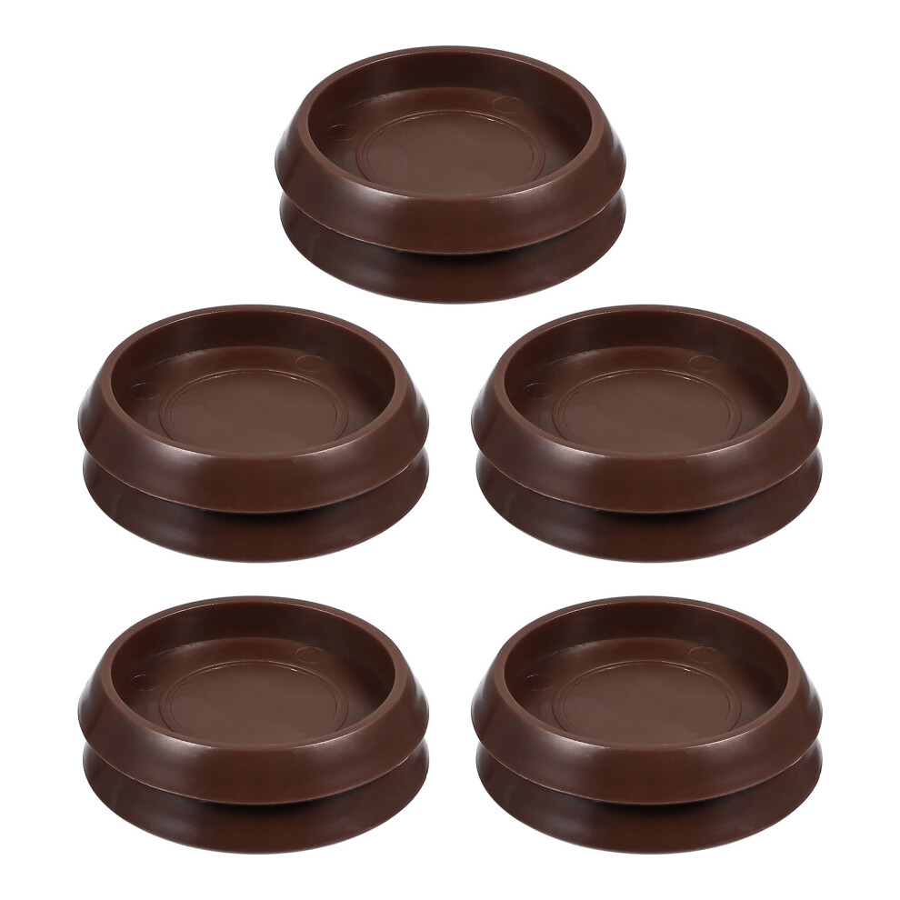 40 Pcs Furniture Stopper Chair Caster Cups Floor Protectors 032541555046