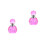 2 Pcs Crystal Empty Perfume Bottle Decor Storage 5