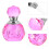 2 Pcs Crystal Empty Perfume Bottle Decor Storage 11