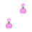 2 Pcs Crystal Empty Perfume Bottle Decor Storage 8