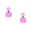 2 Pcs Crystal Empty Perfume Bottle Decor Storage 6