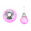 2 Pcs Crystal Empty Perfume Bottle Decor Storage 2
