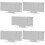 5Pcs LED Projection Alarm Clock Digital With Large White Display 10