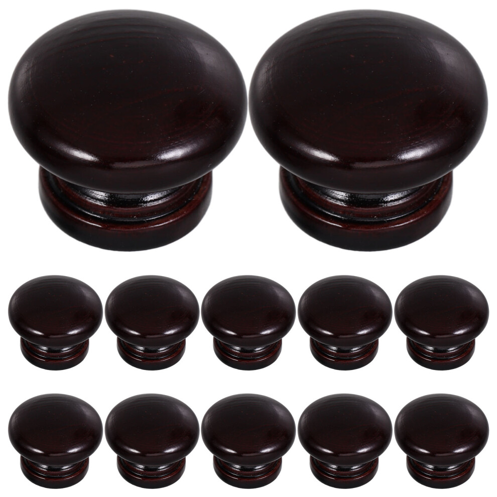 48 Pcs Wooden Dresser Knobs For Cabinet And Drawer Handles Retro Pulls 032541557675