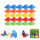 25Pcs Portable Soccer Training Cones Multi Function Agility 5