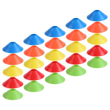25Pcs Portable Soccer Training Cones Multi Function Agility