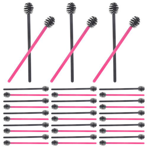 100Pcs Disposable Eyelash And Eyebrow Brushes Portable Cosmetic Tool