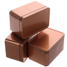 3Pcs Retangulares De Metal C/ P/ , E Biscoitos