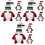 9Pcs Xmas Gnome Cutlery Holder Cloth Silverware Covers Assorted Colors 5