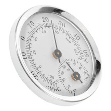 Mini Analogue Thermometer Hygrometer Wit Kunststof Nauwkeurige Meting