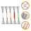 5 Pairs Double End Drum Brush Cleaning Tool For Percussion Instruments 10