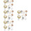32 Pcs Silicone Toe Separators For Pedicure Nail Polish 9