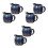 6 Pcs Ceramic Milk Jug With Handle For Coffee Tea Sauce 4