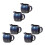 6 Pcs Ceramic Milk Jug With Handle For Coffee Tea Sauce 7