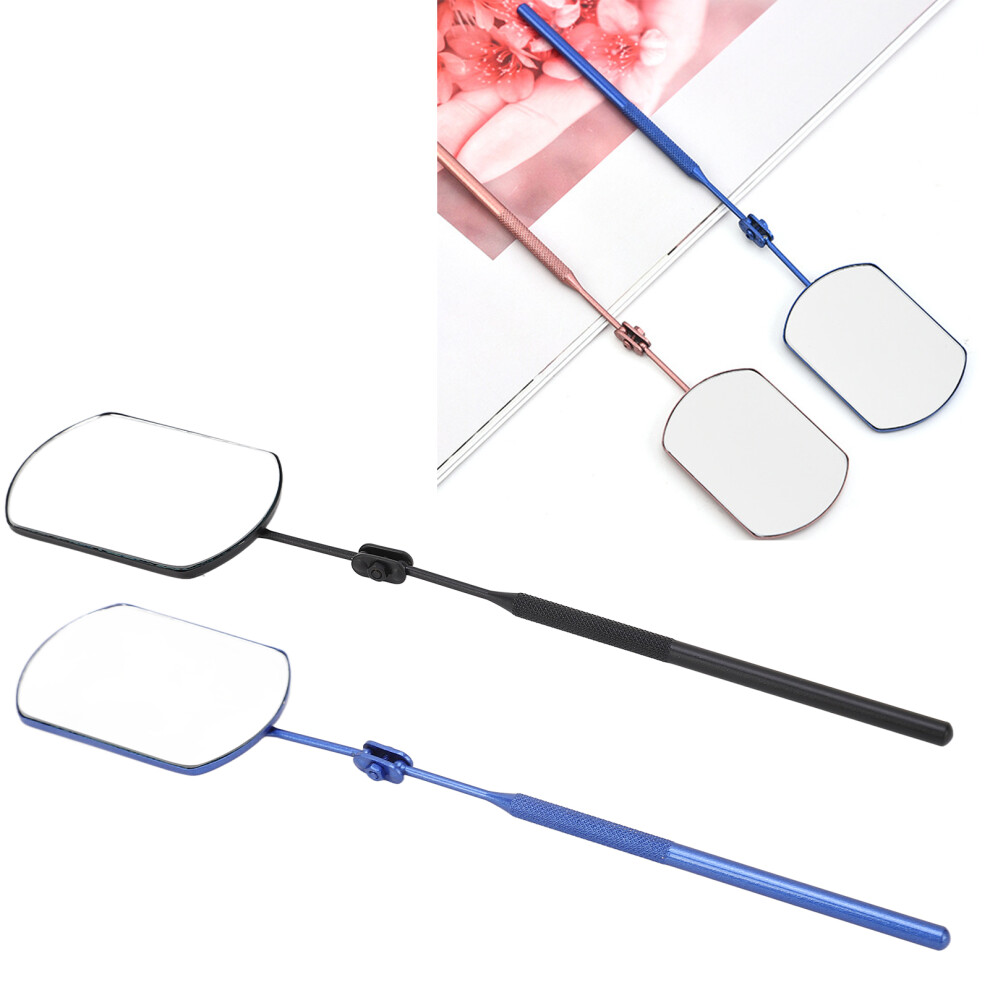 2Pcs Foldable Square Eyelash Extension Makeup Mirror for Beauty Salon