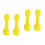 4 Pcs Ergonomic Plastic Dumbbells Hand Bars For Children Exercise 4