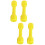 4 Pcs Ergonomic Plastic Dumbbells Hand Bars For Children Exercise 7