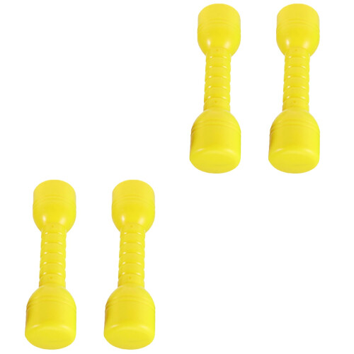 4 Pcs Ergonomic Plastic Dumbbells Hand Bars For Children Exercise 2