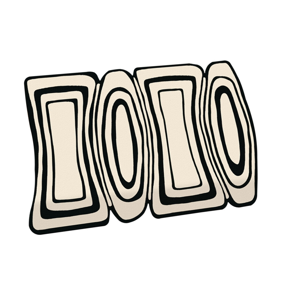 Diatomite Floor Mat Black/White 40x60cm Absorbent & Quick Dry-image-OPC-PKXC68M-NEW