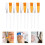 30 Pcs Clear Handle Brushes For Facial And Makeup Application 10