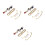 12 Pcs Alloy Shoe Lace Decorations Assorted Colors 8