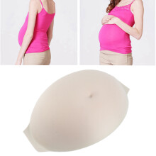 Rectangular Chinlon Fake Tummy for Maternity Simulation Cosplay