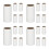 20Rouleaux Papier Adhésif Autocollant Pour Usage 10
