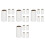 20Rouleaux Papier Adhésif Autocollant Pour Usage 9