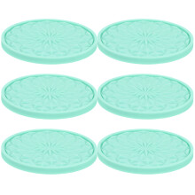 18 Pcs Round Drink Coasters Anti-Slip Cup Mat Automotive Holder