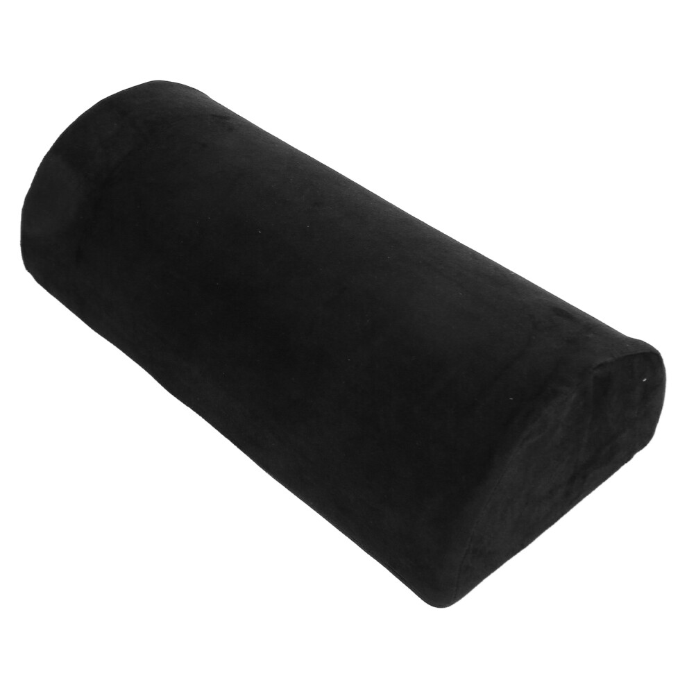 Black Removable Washable Pillow - Half Moon Support For Elderly Comfort
