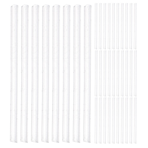 500 Pcs Clear Silicone Earring Backs Soft Sleeves For Sensitive Ears