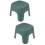 2Pcs Plastic Foot Stool For Bathroom And Toilet Use 9