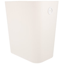 Trash Bin Container Simple Household Trash Can White 1pcs