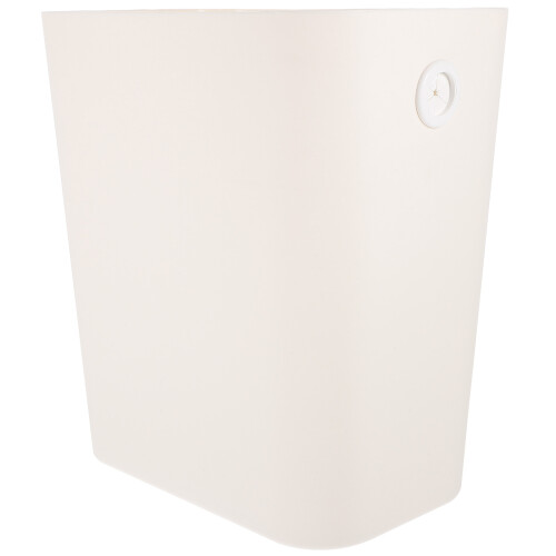Trash Bin Container Simple Household Trash Can White 1pcs