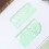 11 Pcs Green Transparent Expanded House Plan Template Geometric Rulers 3