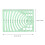 11 Pcs Green Transparent Expanded House Plan Template Geometric Rulers 2