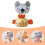 2Pcs Kids Shower Hat Washable Bath Cap For Children 5