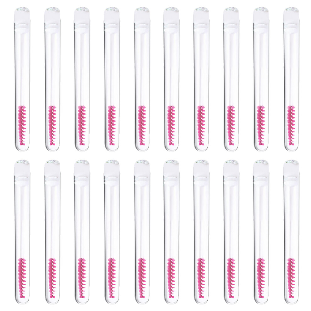 Totority 40 Pcs Eyelash Brush Tubes Mascara Bottles Wands With Tubes
