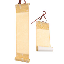2Pcs Blank Chinese Calligraphy Paper Hanging Scroll