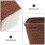 4Pcs Rustic Sundries Container Basket For Storage And Organization 7