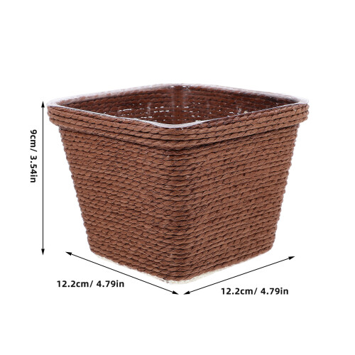 4Pcs Rustic Sundries Container Basket For Storage And Organization 2