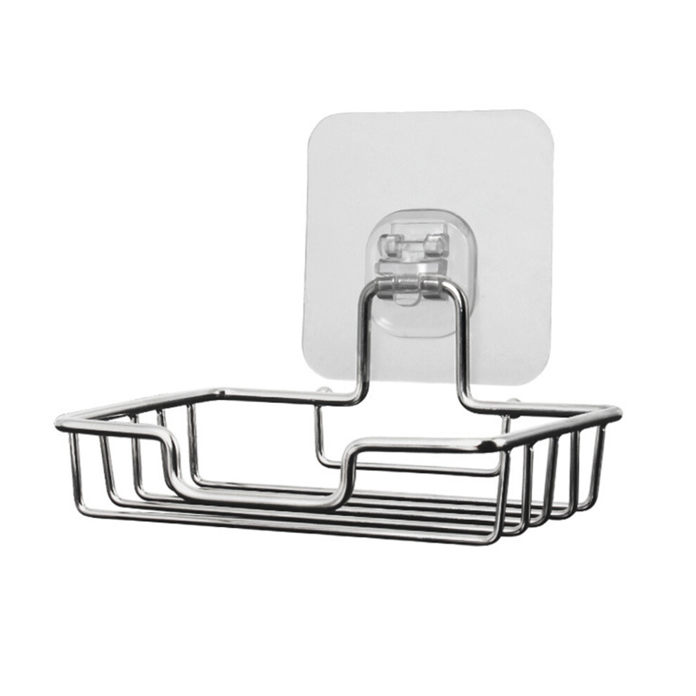 Soap Holder Wall Mounted Stainless Steel Adhesive For Bathroom Kitchen-image-OPC-PKXC7V5-NEW
