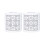 2Pcs Creative Sudoku Printed Toilet Tissue Roll Paper 8