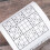 2Pcs Creative Sudoku Printed Toilet Tissue Roll Paper 11