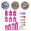 1 Set Bias Tape Makers Sewing Quilting Tool Kit 6