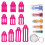 1 Set Bias Tape Makers Sewing Quilting Tool Kit 1