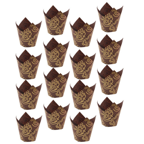 100Pièces Coupelles À Dessert Papier Café, Résistantes Et Créatives 2