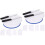 2Sets Assorted Color Cake Turntable Set with Spatula Non-Slip Base 5