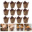 100Pièces Coupelles À Dessert Papier Café, Résistantes Et Créatives 7